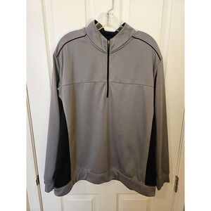 Nike Golf Therma-Fit Tour Performance 1/4 Zip Men's Gray/Black LS Pullover, XL